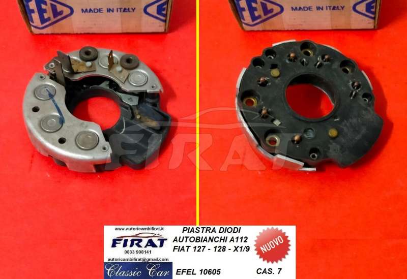 PIASTRA DIODI FIAT 127-128-X1/9-A112 (10605)